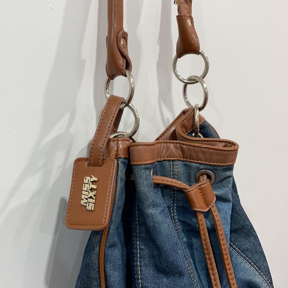 Vintage Miss Sixty Shoulder Denim Purse - Picture 3 of 6